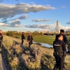 BADAJOZ - Rescatan a una piragüista atrapado en el camalote del río