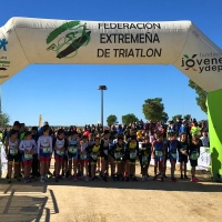 Los jóvenes valores del duatlón extremeño demuestran su potencial en Don Benito