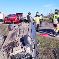 Sufre un accidente cerca de Don Benito y tiene que ser excarcelado