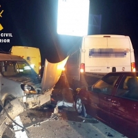 Provoca varios accidentes tras conducir en sentido contrario por la A-66