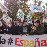 Manifestación contra la reforma de la Ley de Seguridad Ciudadana anunciada por el Gobierno