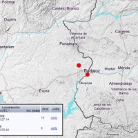 Se registran dos terremotos en las inmediaciones de Elvas/Badajoz