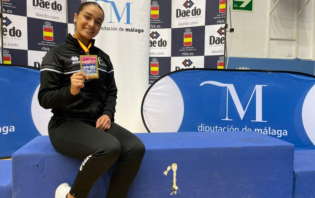 Paola García campeona de España de Karate
