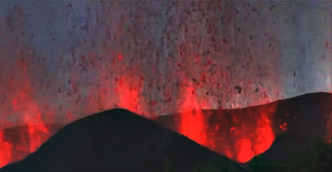 Hasta por 5 bocas expulsa lava el volcán de La Palma