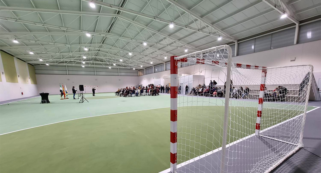 El polideportivo de Barbaño por fin es una realidad tras 12 años de obras