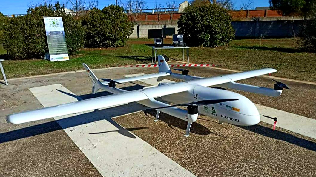 Milano 01 el nuevo dron del plan INFOEX para Extremadura