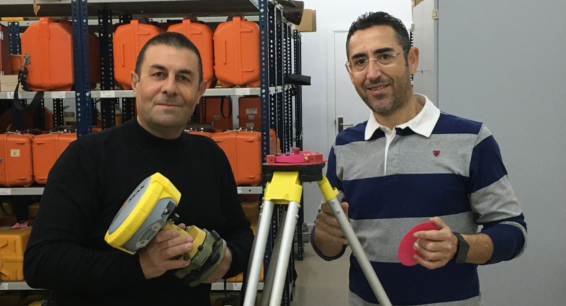 La UEx patenta un sistema de seguridad de instrumental topográfico
