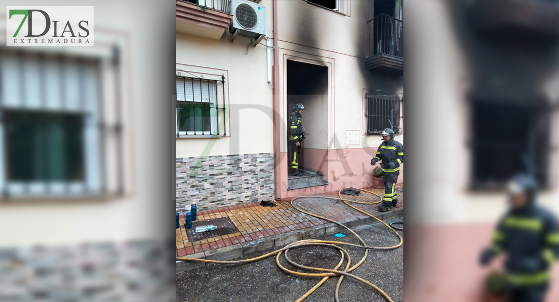 Incendio de vivienda en Valverde de Leganés
