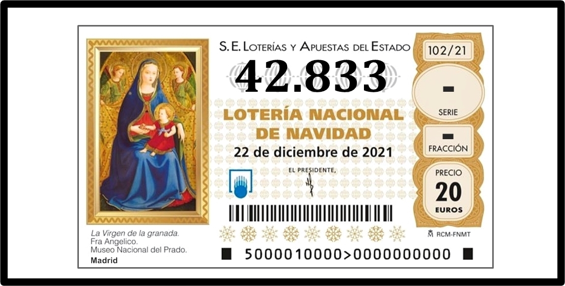 Sale el primer cuarto premio de este 2021