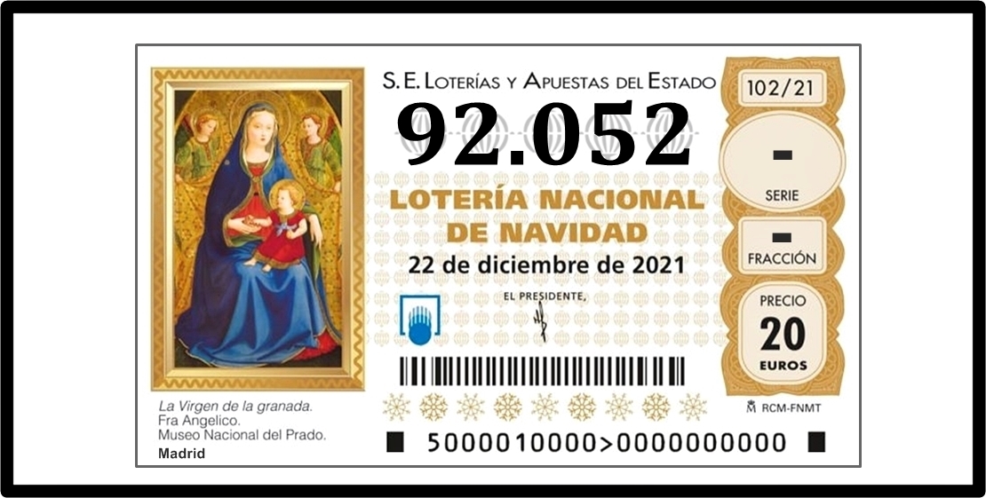 Sale el primero de los quintos premios de este 2021