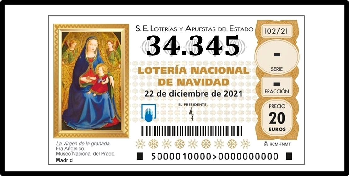 Penúltimo quinto premio de este 2021