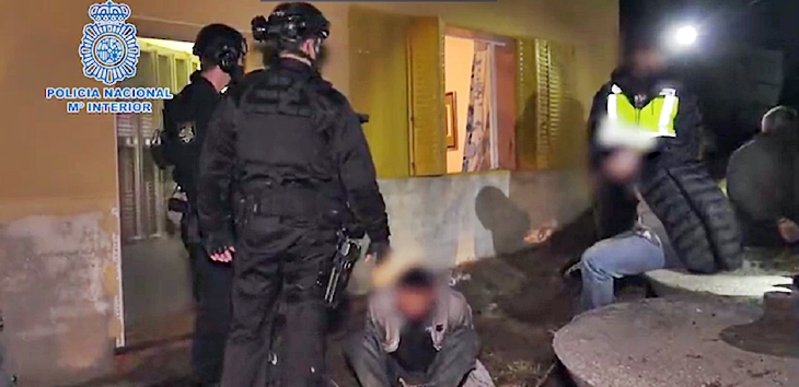 Detenidos varios “cocineros de la droga” cuando preparaban cocaína en un laboratorio clandestino