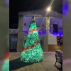 Palazuelo adorna sus calles con material reciclado durante la Navidad