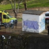 Encuentran a una persona herida en las vías del tren en Badajoz