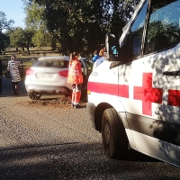 Accidente de tráfico en la carretera del Cementerio Nuevo de Badajoz