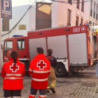 Incendio en el interior de un parking del centro de Badajoz