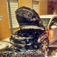 Detenido un vecino de Villafranca de los Barros por incendiar un vehículo y por robo con violencia