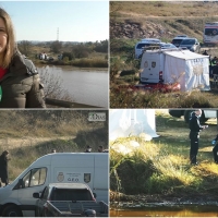 VÍDEO - Primeros momentos tras hallar el cadáver en el río Guadiana