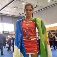La extremeña Xurima Acosta campeona de España de boxeo