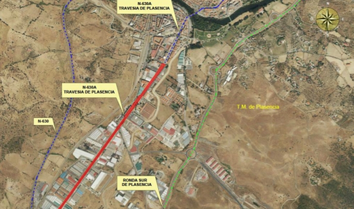 Aprobada la cesión de la Avenida Martín Palomino y la Avenida España de Plasencia