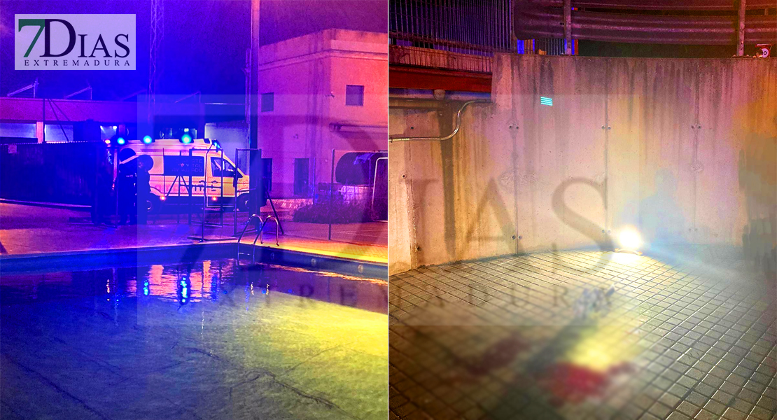 Varias personas se cuelan en el parque de Bomberos de Badajoz y una de ellas sufre un accidente