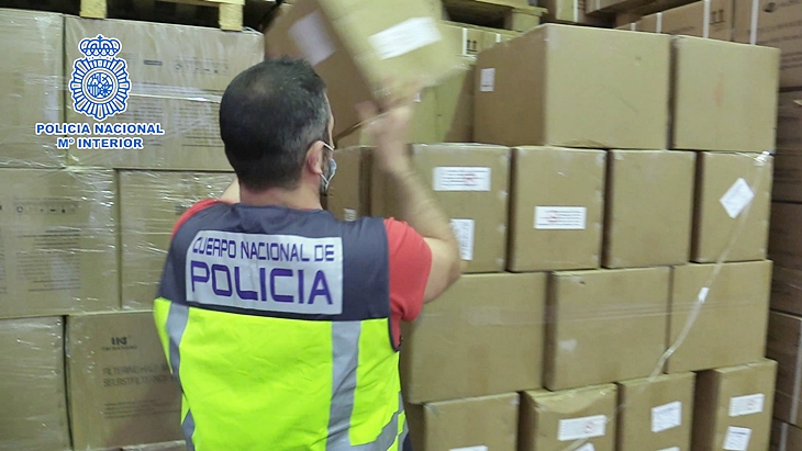Intervenidos 300.000 test de antígenos de la COVID-19
