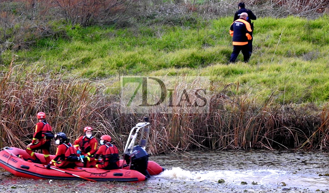 Se reanuda la búsqueda en el río Guadiana