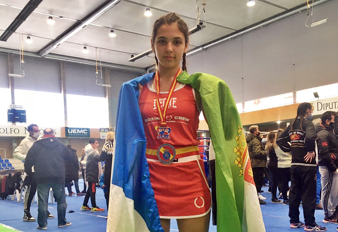 La extremeña Xurima Acosta campeona de España de boxeo