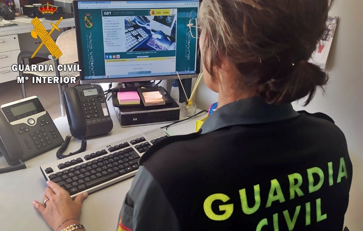 Campaña de fraudes: intentos de extorsión suplantando a la Guardia Civil