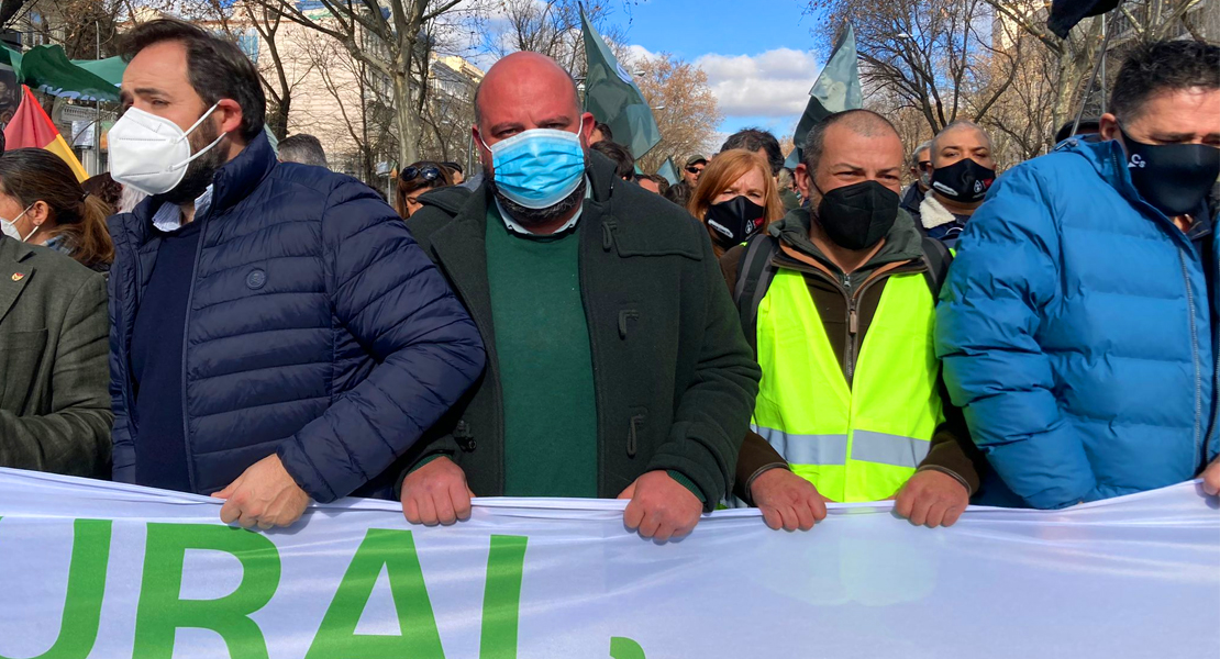 Gran manifestación en Madrid para protestar por la situación en el mundo rural