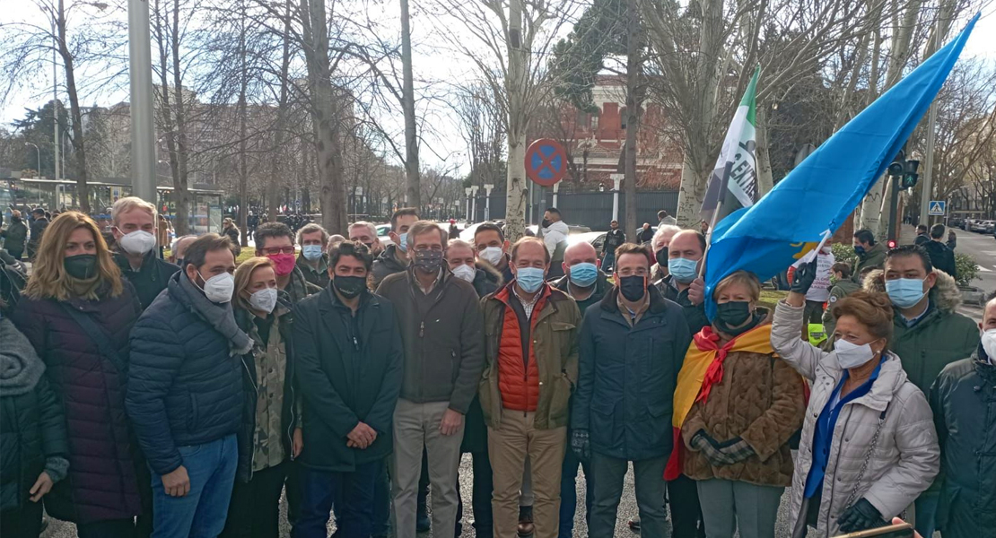 Gran manifestación en Madrid para protestar por la situación en el mundo rural