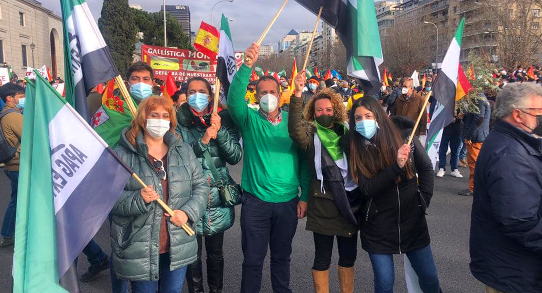 Gran manifestación en Madrid para protestar por la situación en el mundo rural