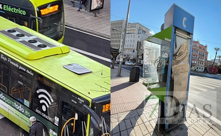 Una conductora abandona el lugar tras provocar un accidente con autobús en Badajoz