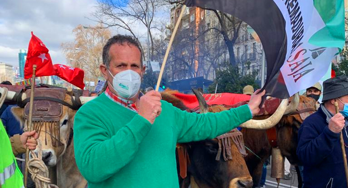 Gran manifestación en Madrid para protestar por la situación en el mundo rural