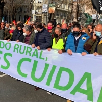 Gran manifestación en Madrid para protestar por la situación en el mundo rural