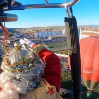 Los Reyes Magos llegan a Cáceres el lunes y sobrevolarán la ciudad en globo