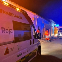 El CPEI trabaja en un incendio de vivienda en Bodonal de la Sierra (BA)