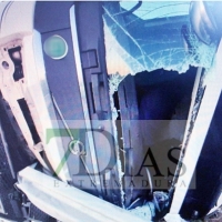 Accidente de tráfico con atrapado en la incorporación a la A-66 cerca de Plasencia