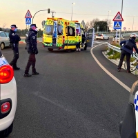 Hospitalizado tras un atropello en la Ronda Sur-Este de Cáceres