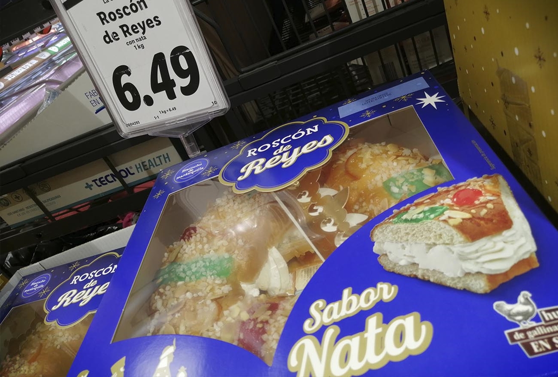 FACUA denuncia “falsa nata” en roscones de Reyes de varias cadenas de supermercados