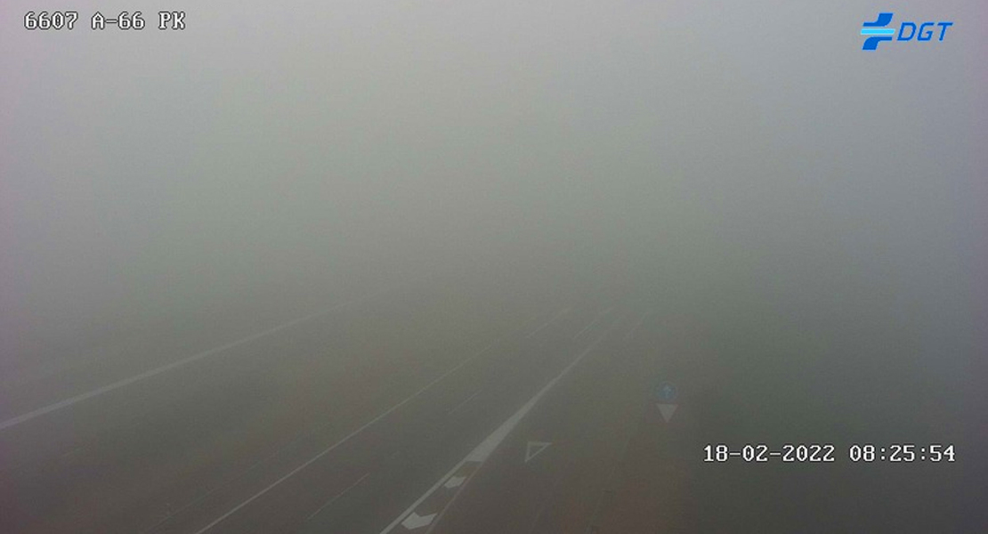 Aviso por la densa niebla en la autovía a su paso por Badajoz