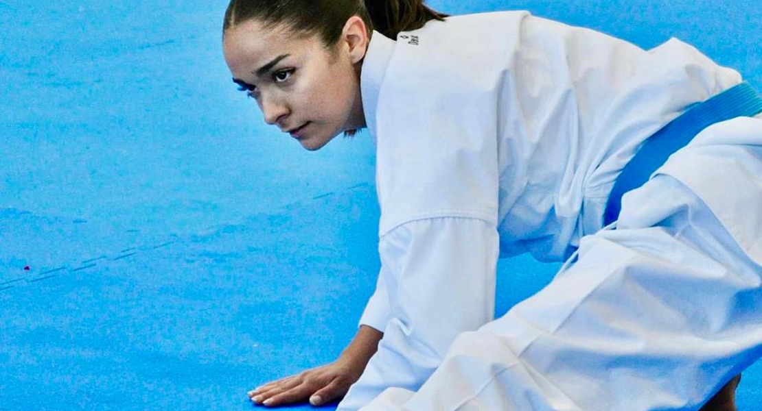 La karateka extremeña Paola García ya está preparada para triunfar un año más