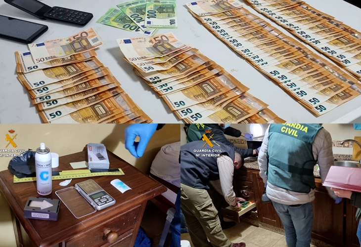 Desmantelan el punto de venta de cocaína más activo en la comarca de Coria