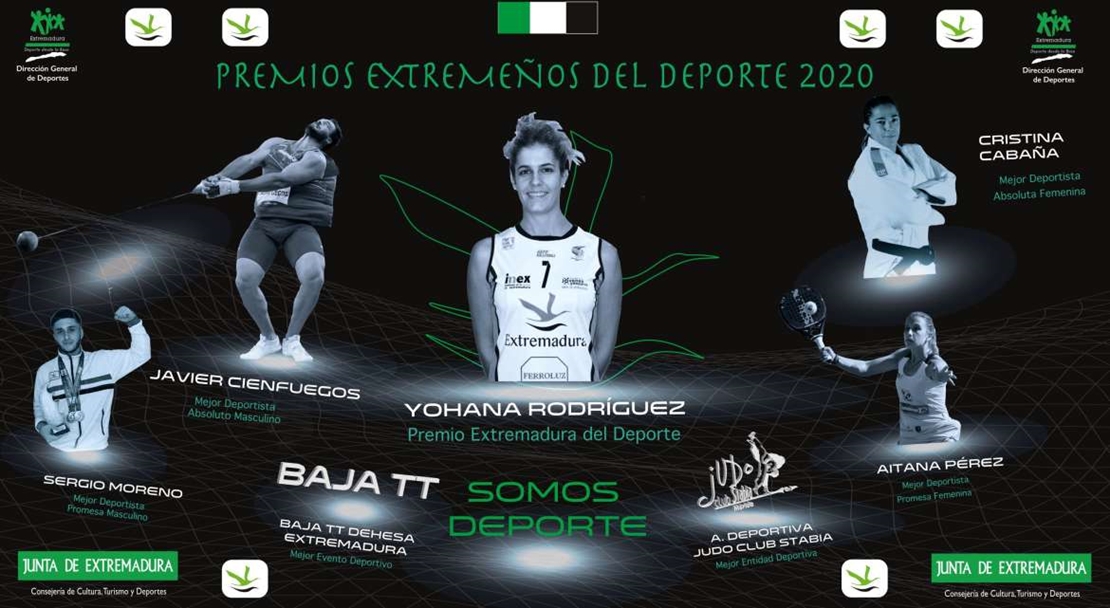 Yohana Rodríguez, figura del voleibol extremeño, Premio Extremadura del Deporte 2020