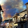 Un incendio forestal preocupa a los vecinos de Valverde del Fresno (Cáceres)