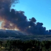 Un incendio forestal preocupa a los vecinos de Valverde del Fresno (Cáceres)