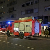 Incendio de vivienda en el centro de Badajoz