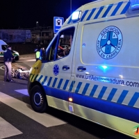 Trasladados hasta el Universitario tras un atropello en Cáceres