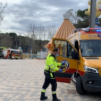 13 heridos al derrumbarse parte del techo del auditorio del Parque de Atracciones de Madrid