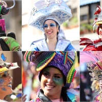 Primeros planos del Gran Desfile de Comparsas de Badajoz 2022